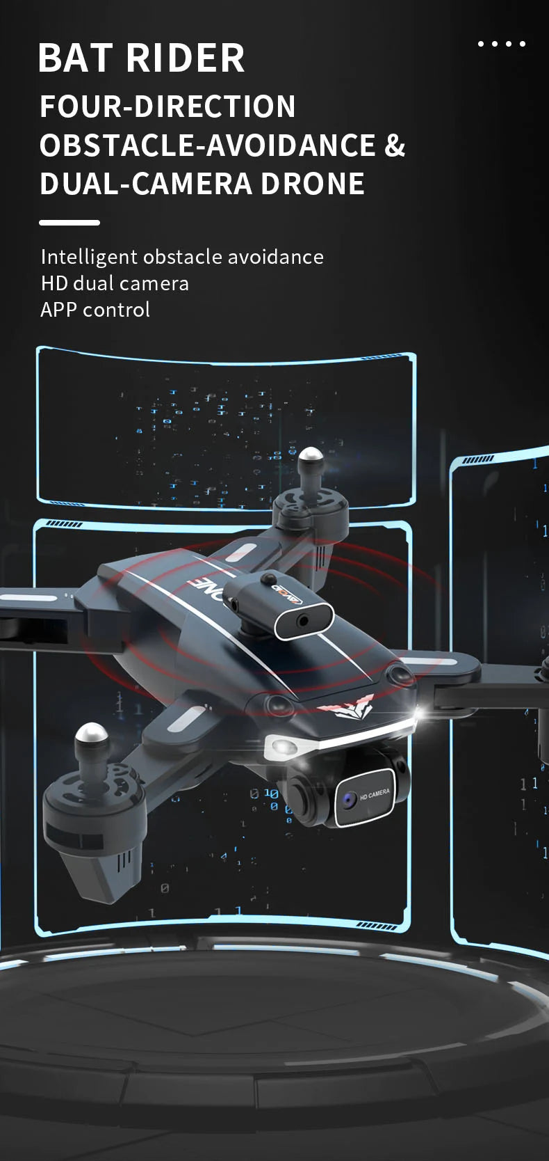 JJRC H109 RC Drone With 4K Dual Camera Optical Flow