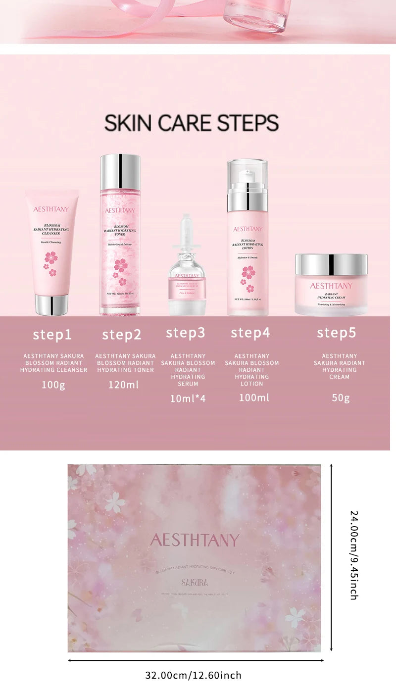 Moisturizing10pieces skin care set, hydrating, moisturizing, whitening and moisturizing essence