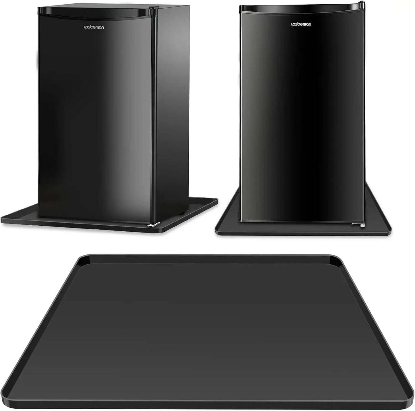 Appliance Mat, Silicone Raised Edge Anti-Slip Drip Proof Floor Guard for Small Fridge Washing Machine