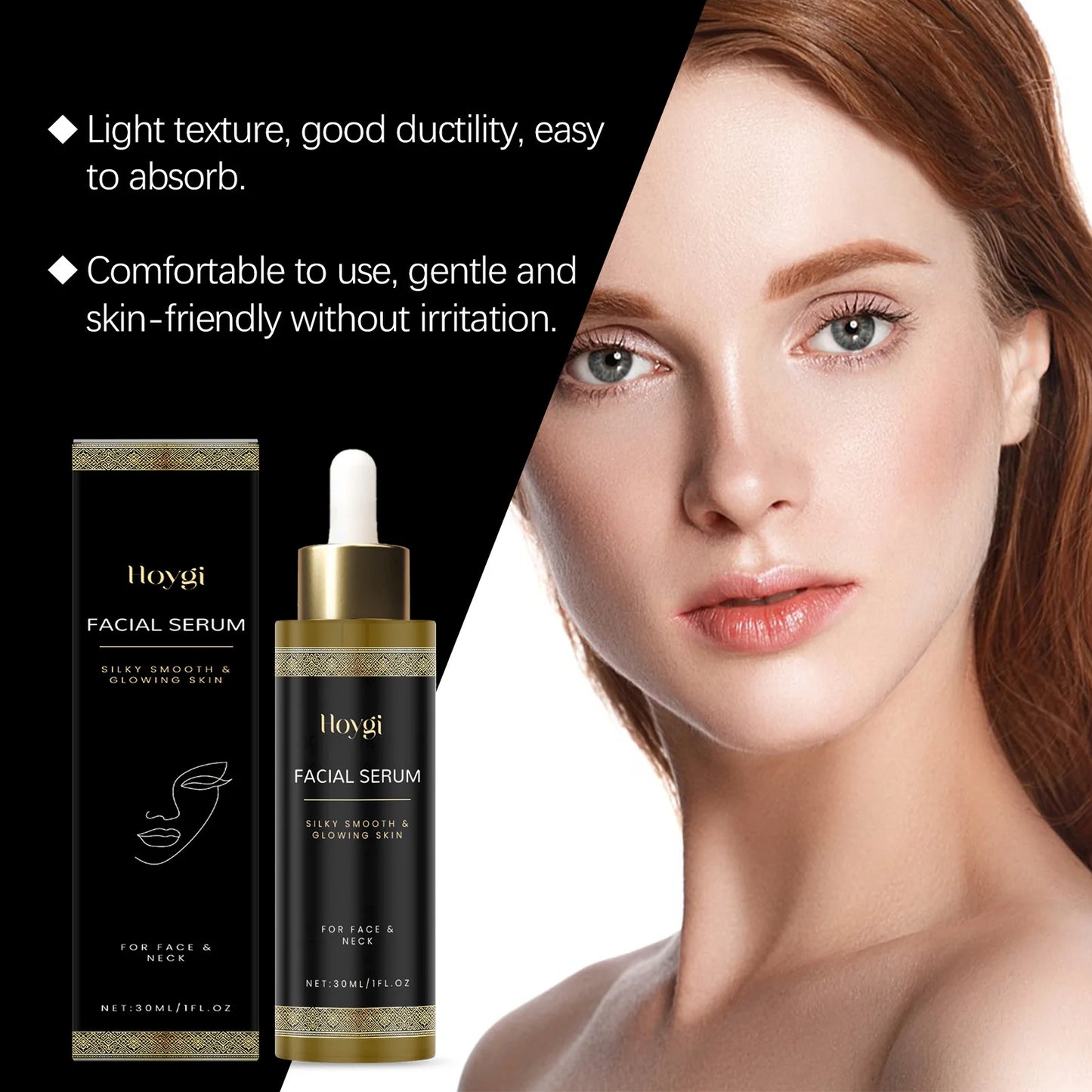 Facial Care Essence, Moisturizing, Radiance - Boosting, Skincare Serum