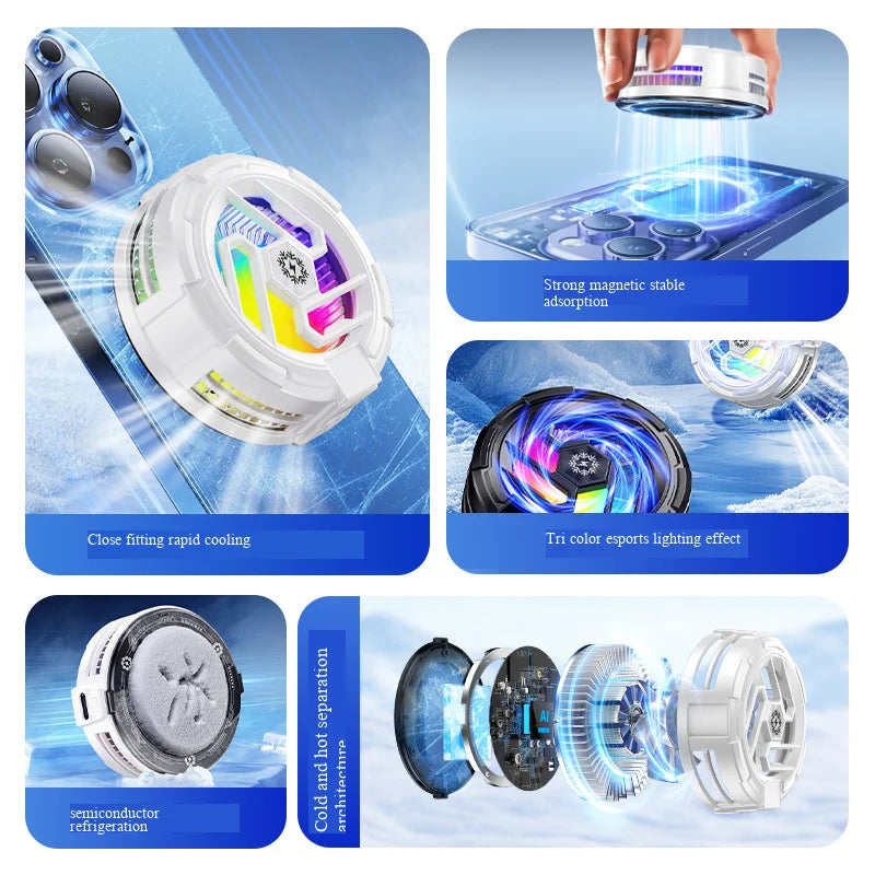 New semiconductor mobile phone cooler, refrigeration and freezing type, cooler, mobile phone gaming cooling gadget, cooler