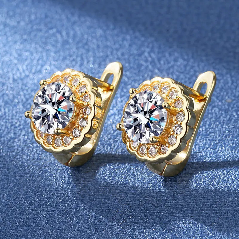 925 Sterling Silver Zirconia Small Hoop Earring For Girls Child Wome Beautiful
