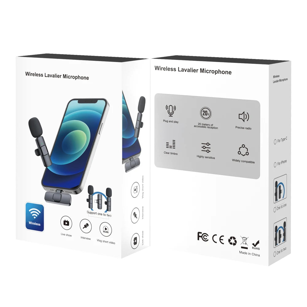 Popular Wireless Microphone Usb Microphone for Mobile Phone Portable Live Microphone Wireless Mic