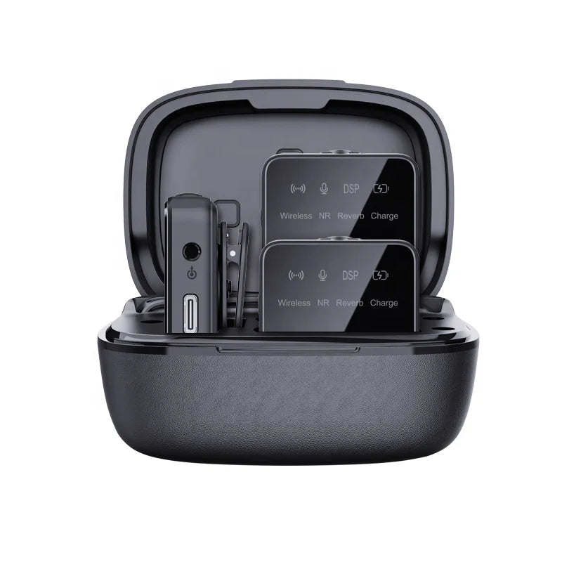 Wireless Mic Wireless Microphone Transmitter Wireless Go 2 with 50m Transmission and Big Charging case