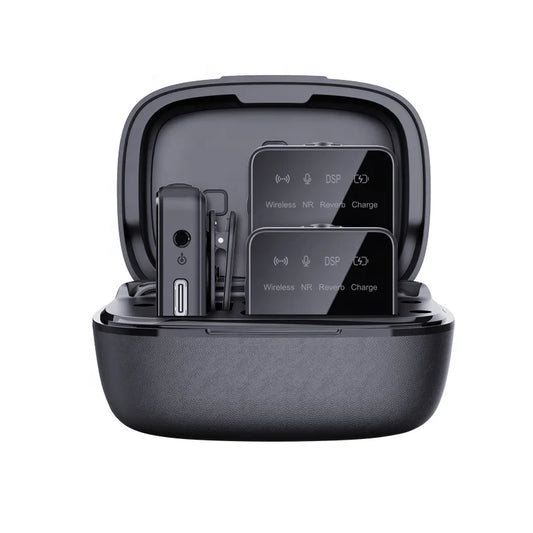 Wireless Mic Wireless Microphone Transmitter Wireless Go 2 with 50m Transmission and Big Charging case