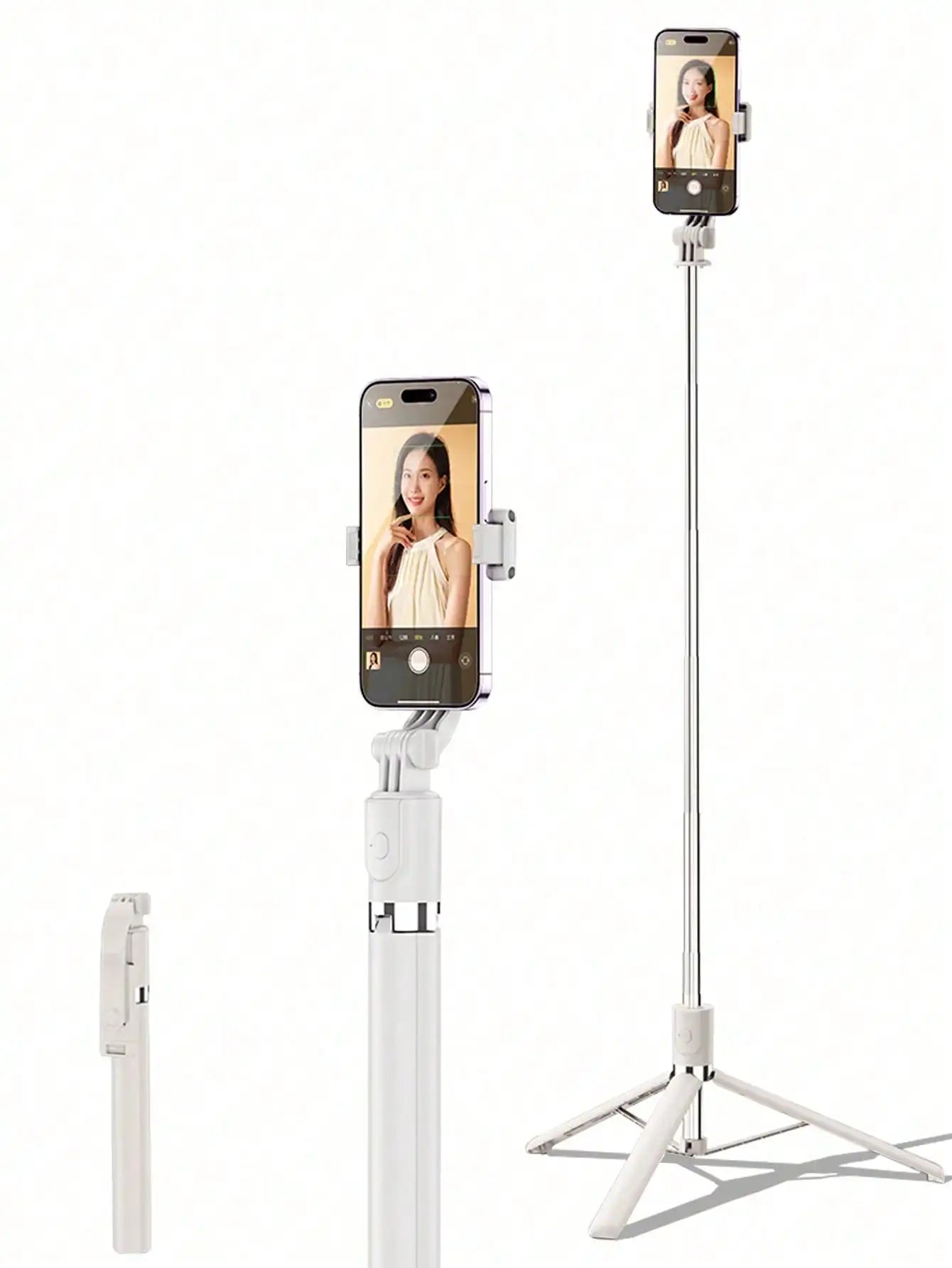 1700mm Selfie Stick Phone Tripod Extendable Stand Foldable Monopod For Smartphones