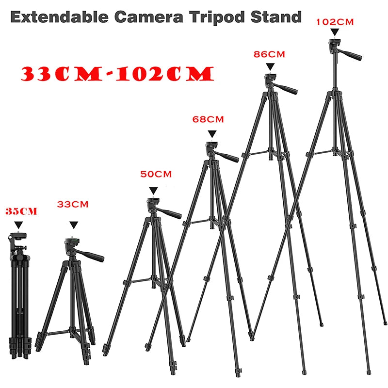 Tripods For Phone Lightweight Camera Tripod Stand Remote Phone Holder Video Photography