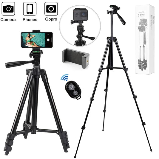 Tripods For Phone Lightweight Camera Tripod Stand Remote Phone Holder Video Photography