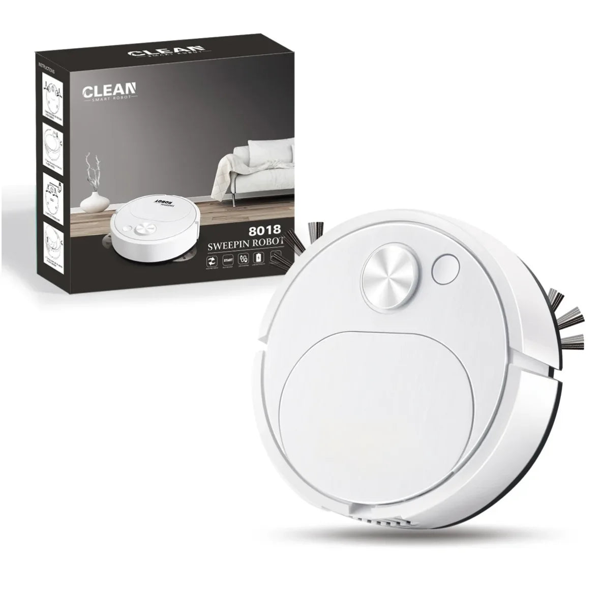 USB Sweeping Robot Vacuum Cleaner 3 In 1 wireless robot