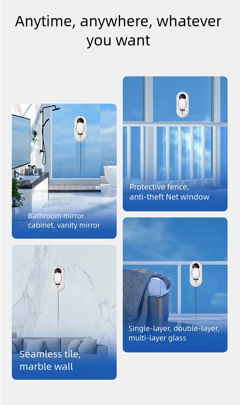 Intelligent Window Cleaning Robot Vacuum Cleaner Robot