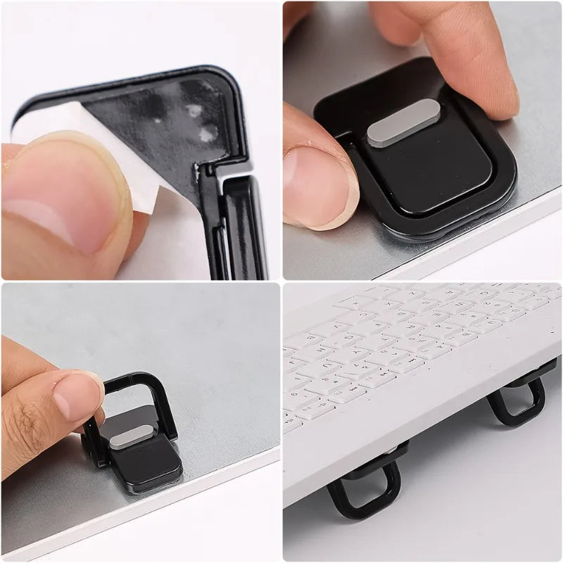 2pcs Keyboard Stands, Mini Laptop Stand for Desk, Portable Laptop Stand