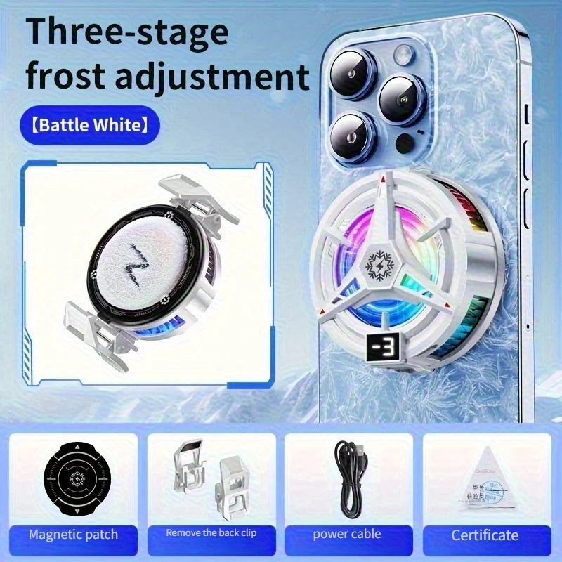 Semiconductor Phone Cooler Universal Fast Rapid Cooling Magnetic Back Clip Mobile Phone Radiator Refrigerator For All Phones