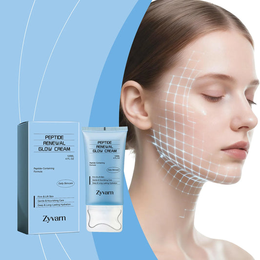 Peptide skincare cream, gently moisturizing, keeps skin hydrated, daily skincare cream