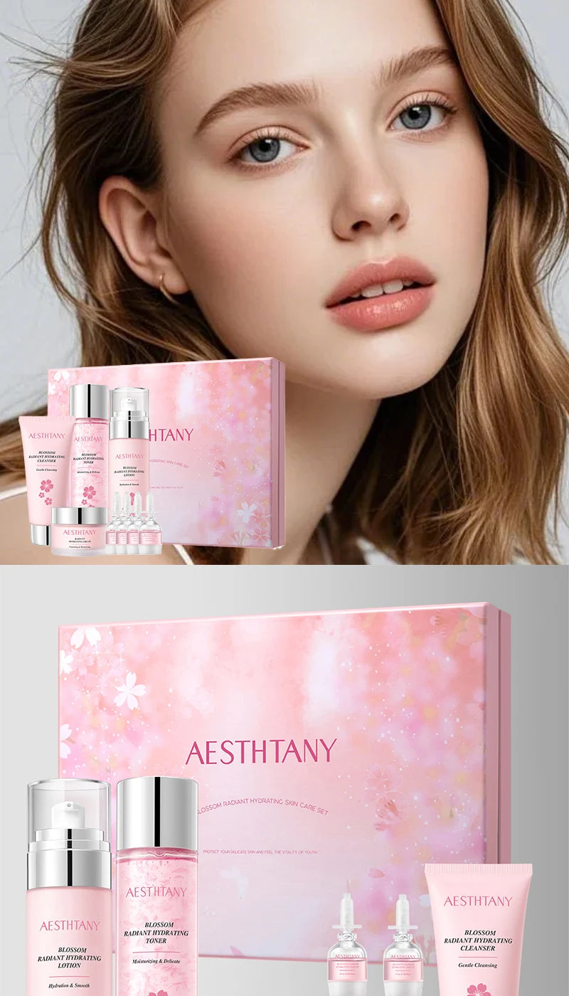 Moisturizing10pieces skin care set, hydrating, moisturizing, whitening and moisturizing essence