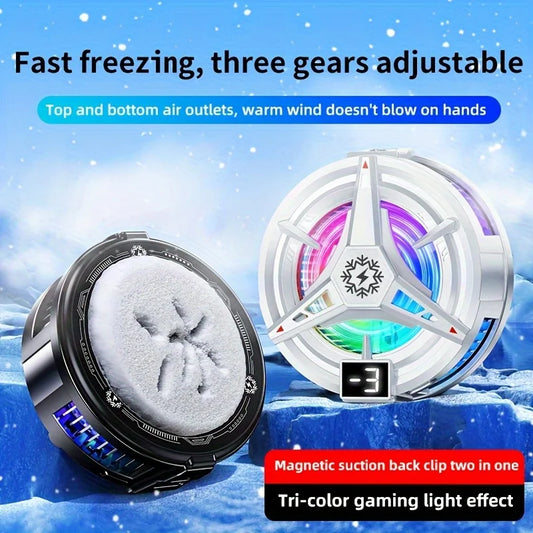 Semiconductor Phone Cooler Universal Fast Rapid Cooling Magnetic Back Clip