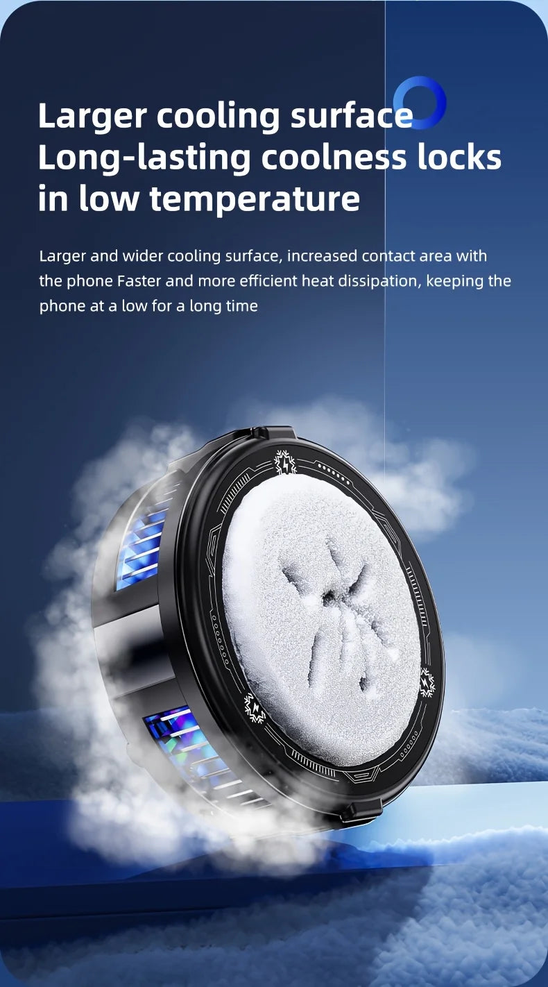 Semiconductor Phone Cooler Universal Fast Rapid Cooling Magnetic Back Clip Mobile Phone Radiator Refrigerator For All Phones
