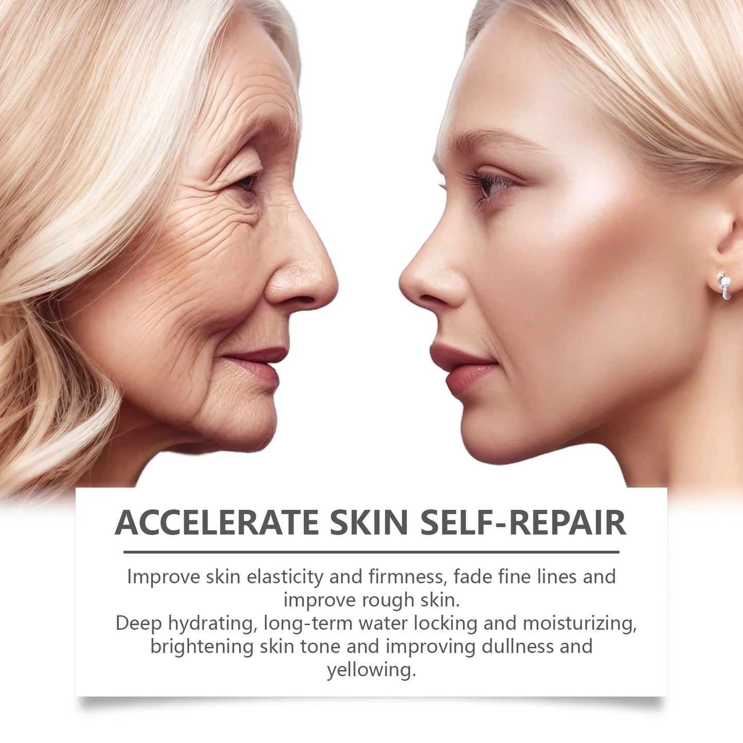 Peptide skincare cream, gently moisturizing, keeps skin hydrated, daily skincare cream