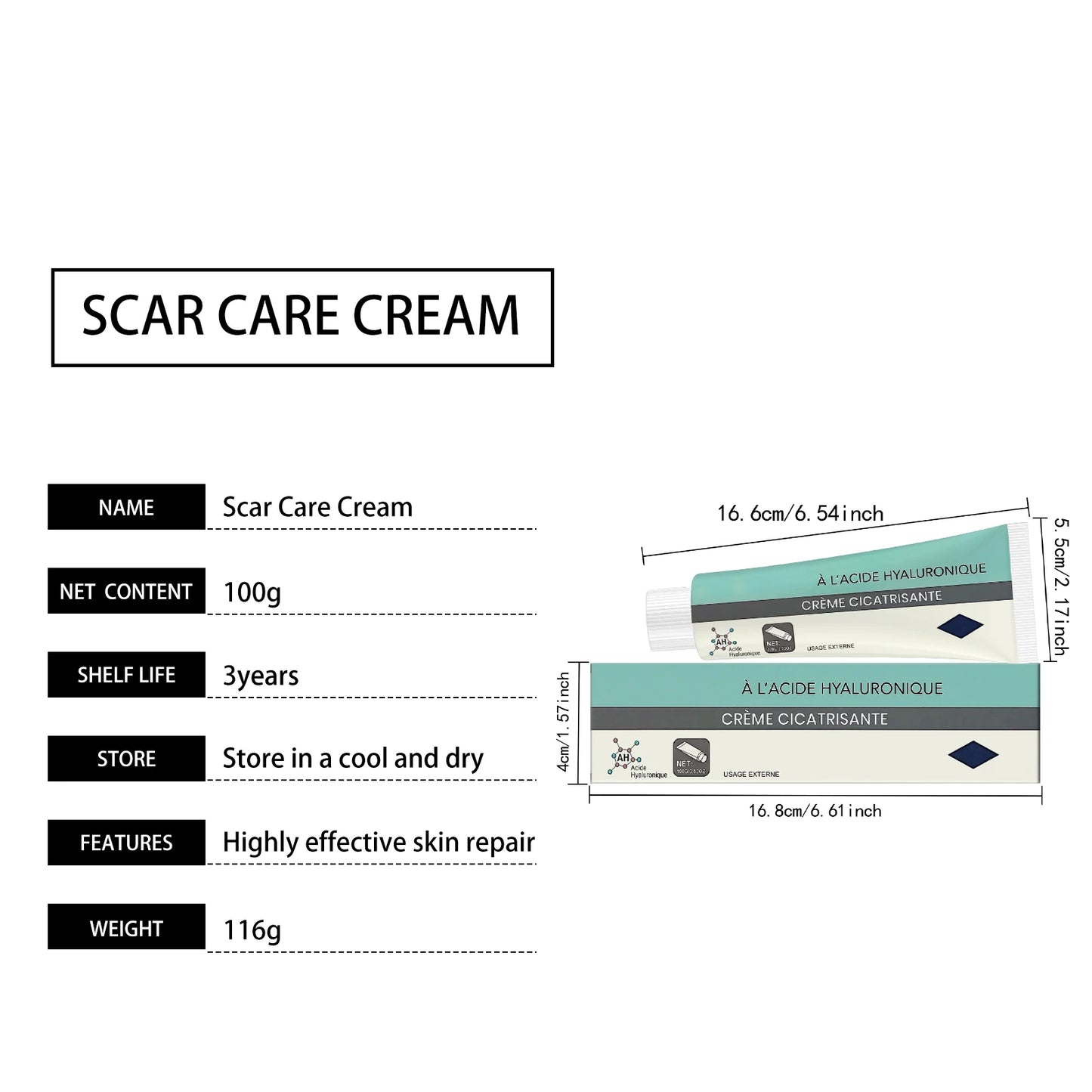 Skin Care Moisturizing Cream - Natural Gentle & Skin-Friendly, for Smooth Supple Skine