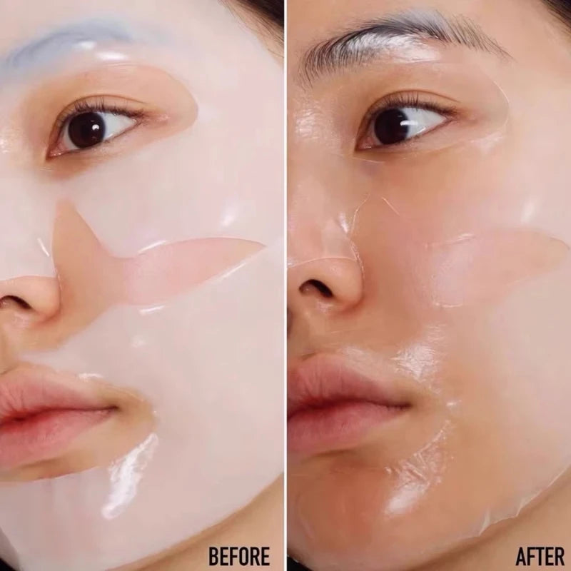 10pcs Korean Collagen Anti Wrinkle Facial Mask Skin Moisturizing Brightening Skincare Mask