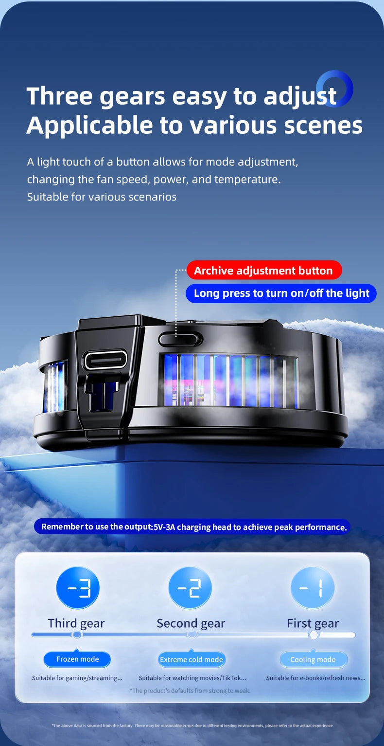 Cooling Fan Mobile Cooling Phone Fan for Cell Phone Cooler