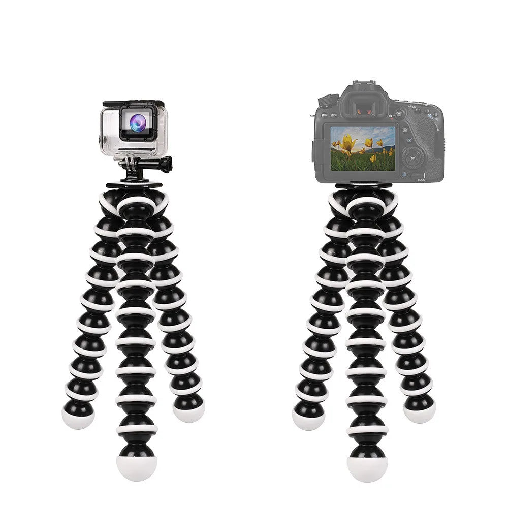 Tripods Tripod for Phone, Mobile Camera Holder Clip, Smartphone Monopod Stand
