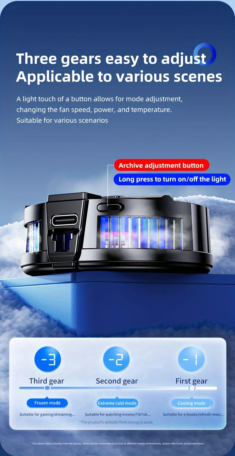 Semiconductor Phone Cooler Universal Fast Rapid Cooling Magnetic Back Clip Mobile Phone Radiator Refrigerator For All Phones