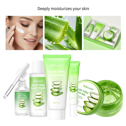 Multi-skin Care Aloe Vera Skin Care Set Deep Moisturizing and hydrating