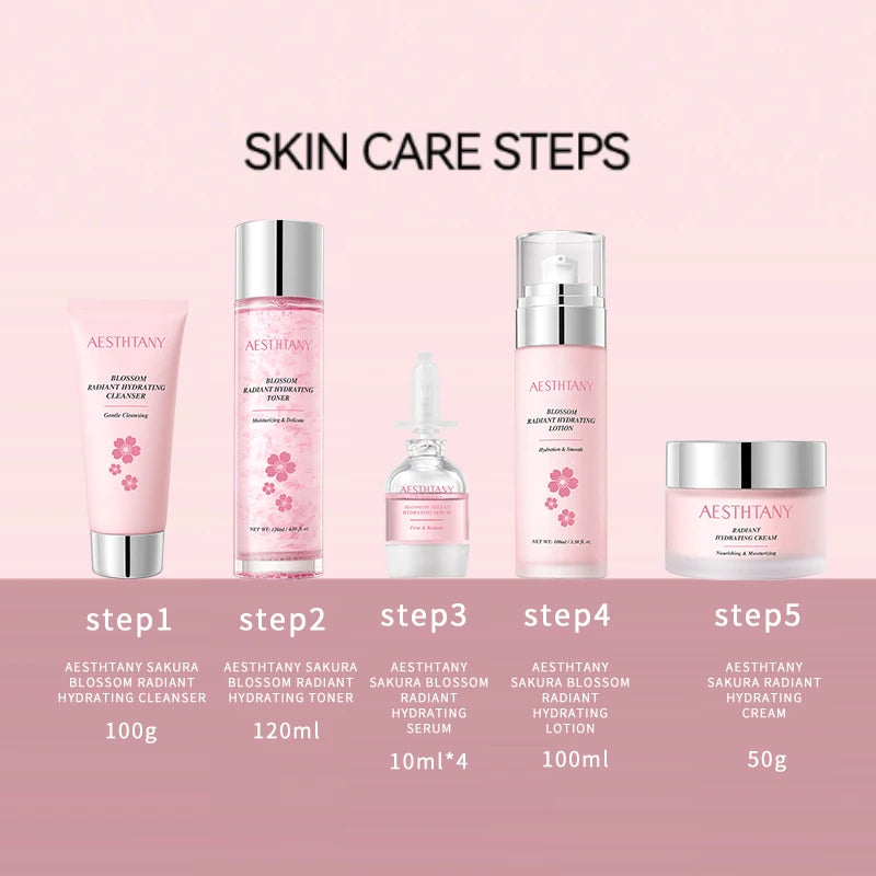 Moisturizing10pieces skin care set, hydrating, moisturizing, whitening and moisturizing essence