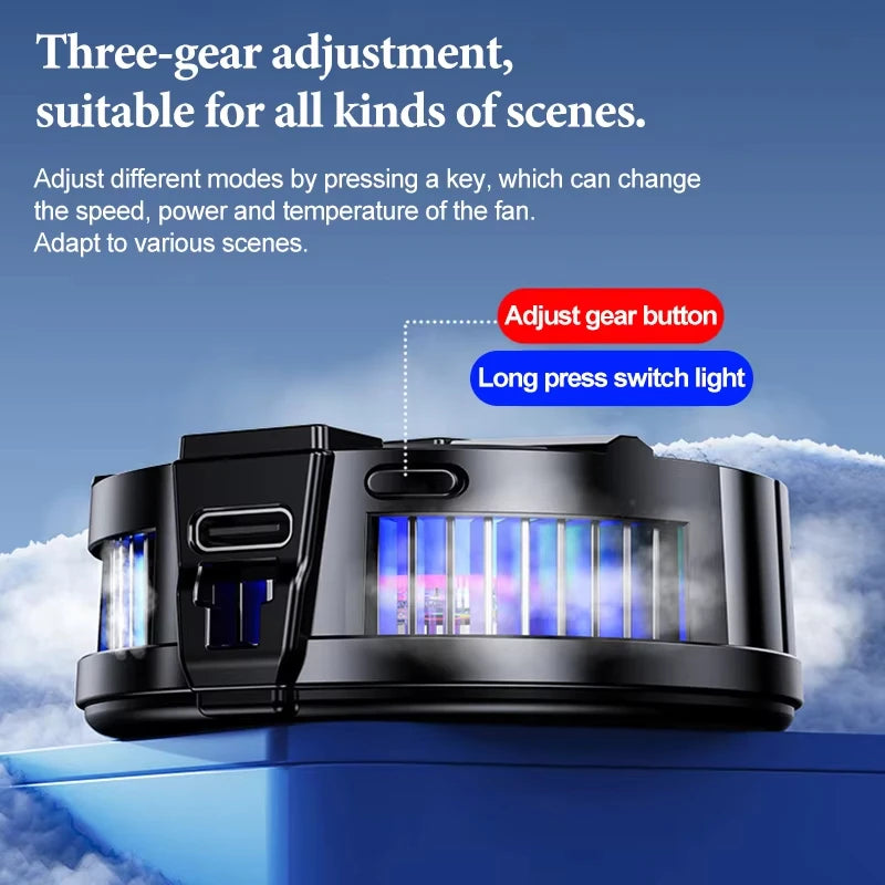 Cooling Fan Mobile Cooling Phone Fan for Cell Phone Cooler