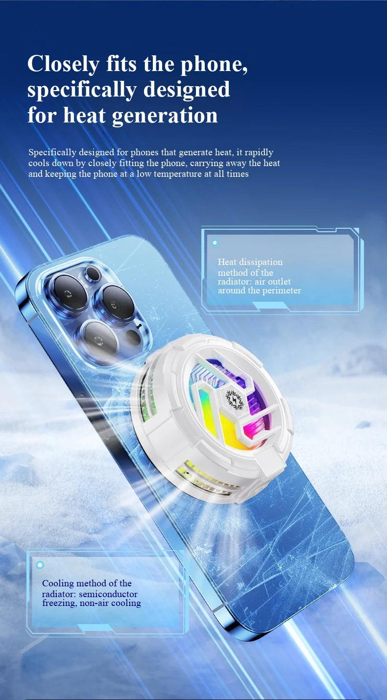 New semiconductor mobile phone cooler, refrigeration and freezing type, cooler, mobile phone gaming cooling gadget, cooler
