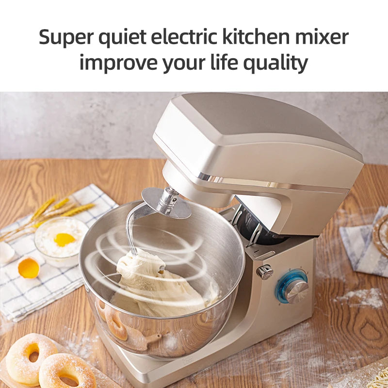 SUNATUR 8L Stand Mixer 1500w Electric Food Processor Commercial auto Dough Kneader