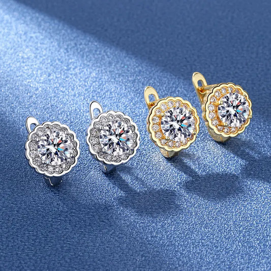925 Sterling Silver Zirconia Small Hoop Earring For Girls Child Wome Beautiful