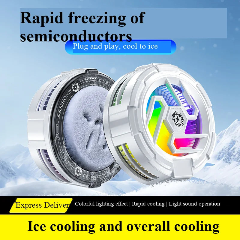 New semiconductor mobile phone cooler, refrigeration and freezing type, cooler, mobile phone gaming cooling gadget, cooler