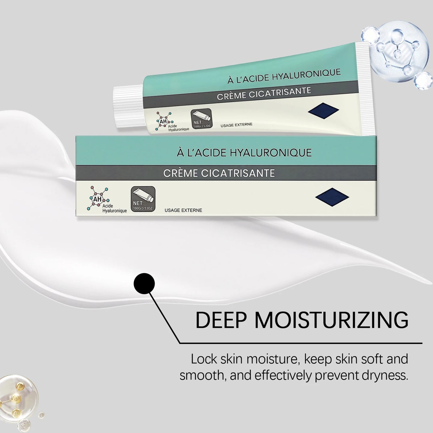 Skin Care Moisturizing Cream - Natural Gentle & Skin-Friendly, for Smooth Supple Skine
