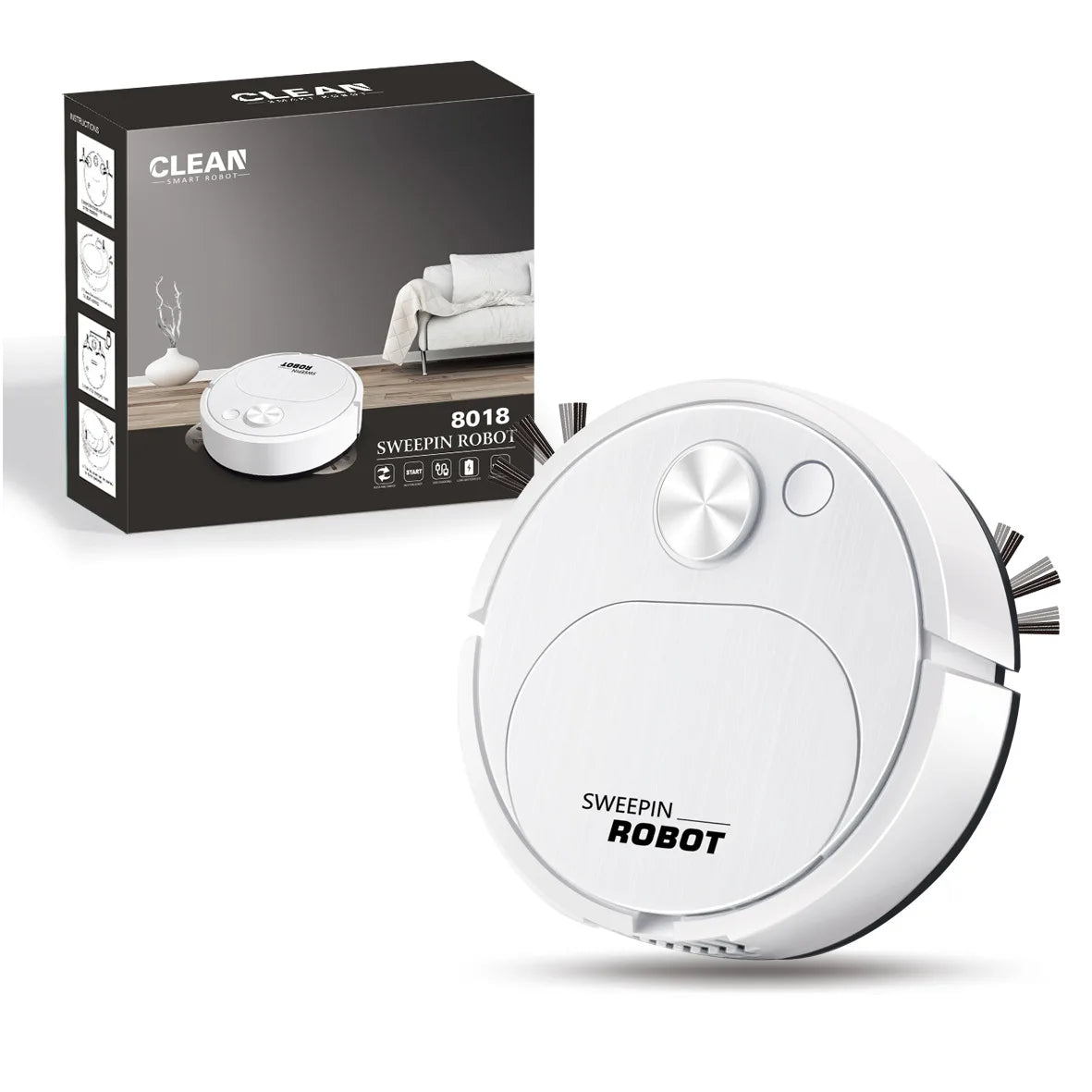 USB Sweeping Robot Vacuum Cleaner 3 In 1 wireless robot