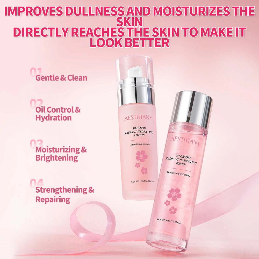 Moisturizing10pieces skin care set, hydrating, moisturizing, whitening and moisturizing essence