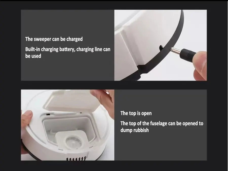 USB Sweeping Robot Vacuum Cleaner 3 In 1 wireless robot