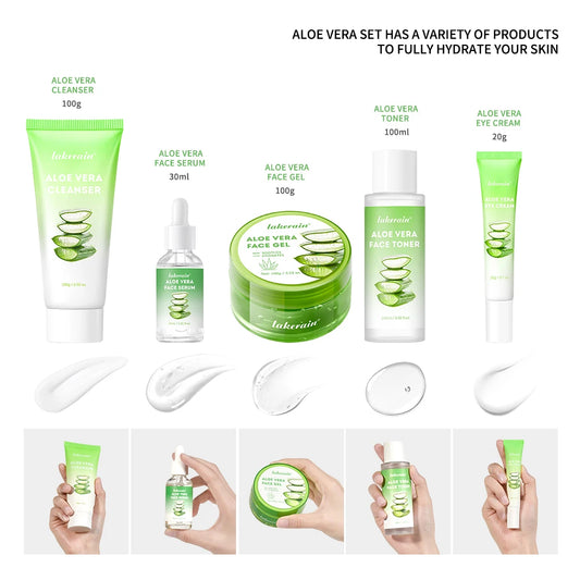 Multi-skin Care Aloe Vera Skin Care Set Deep Moisturizing and hydrating