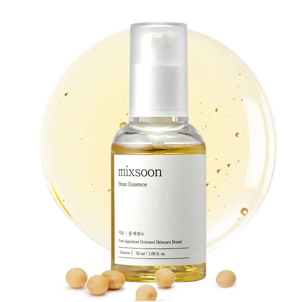 Korean Skin Care Mixsoon Bean Essence Hyaluronic Acid Exfoliating Facial Serum