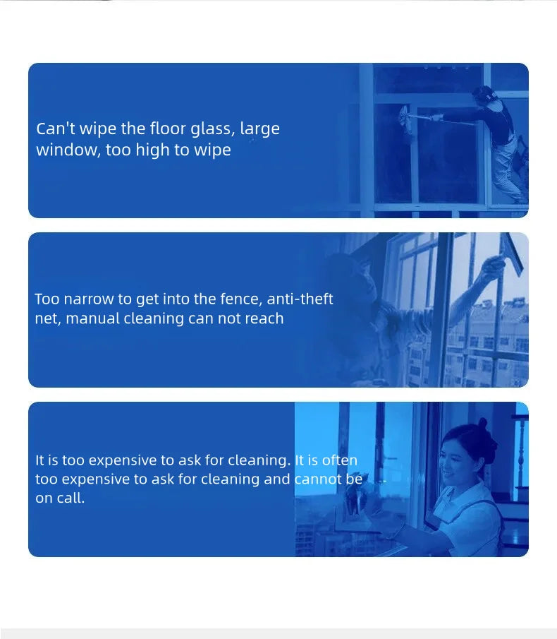 Intelligent Window Cleaning Robot Vacuum Cleaner Robot